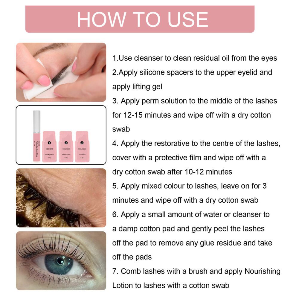 EELHOE Natural Lash Care Set: Thick Curl Daily Glow - Image 6