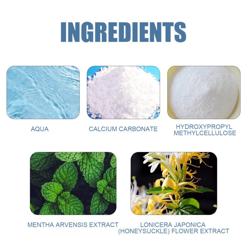 EELHOE Natural Mint Honeysuckle Toothpaste - Gentle Daily Care for Fresh Smile - Image 5