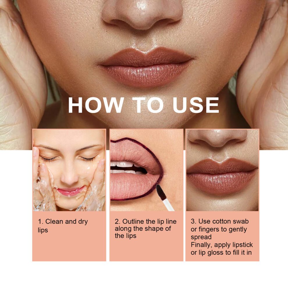 EELHOE Natural Peel Lip Liner - Soft Shine Daily Care - Image 8