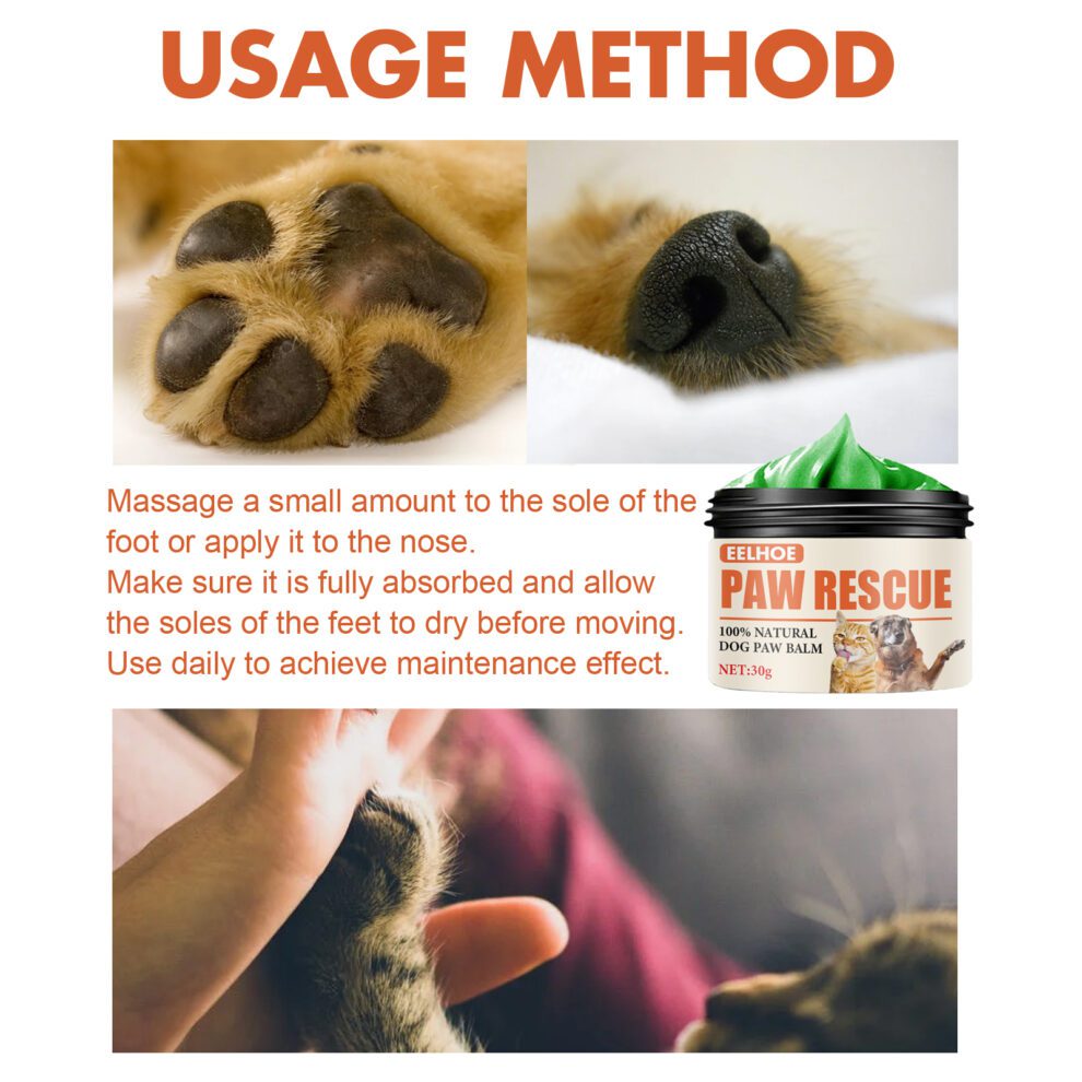 EELHOE Natural Pet Paw Balm - Gentle Daily Care for Soft Paws - Image 5