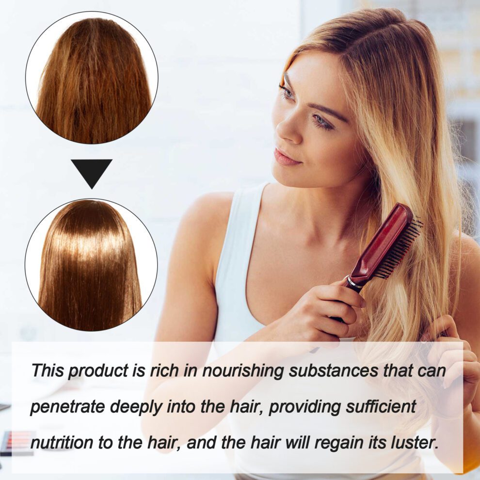 EELHOE Natural Protein Hair Cream - Smooth Frizz Shiny Soft - Image 3