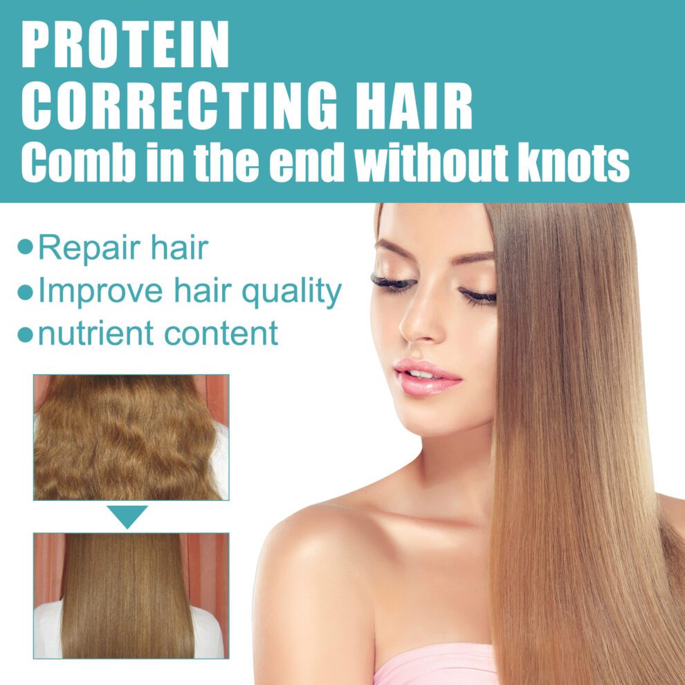 EELHOE Natural Protein Hair Cream - Smooth Frizz Shiny Soft - Image 4