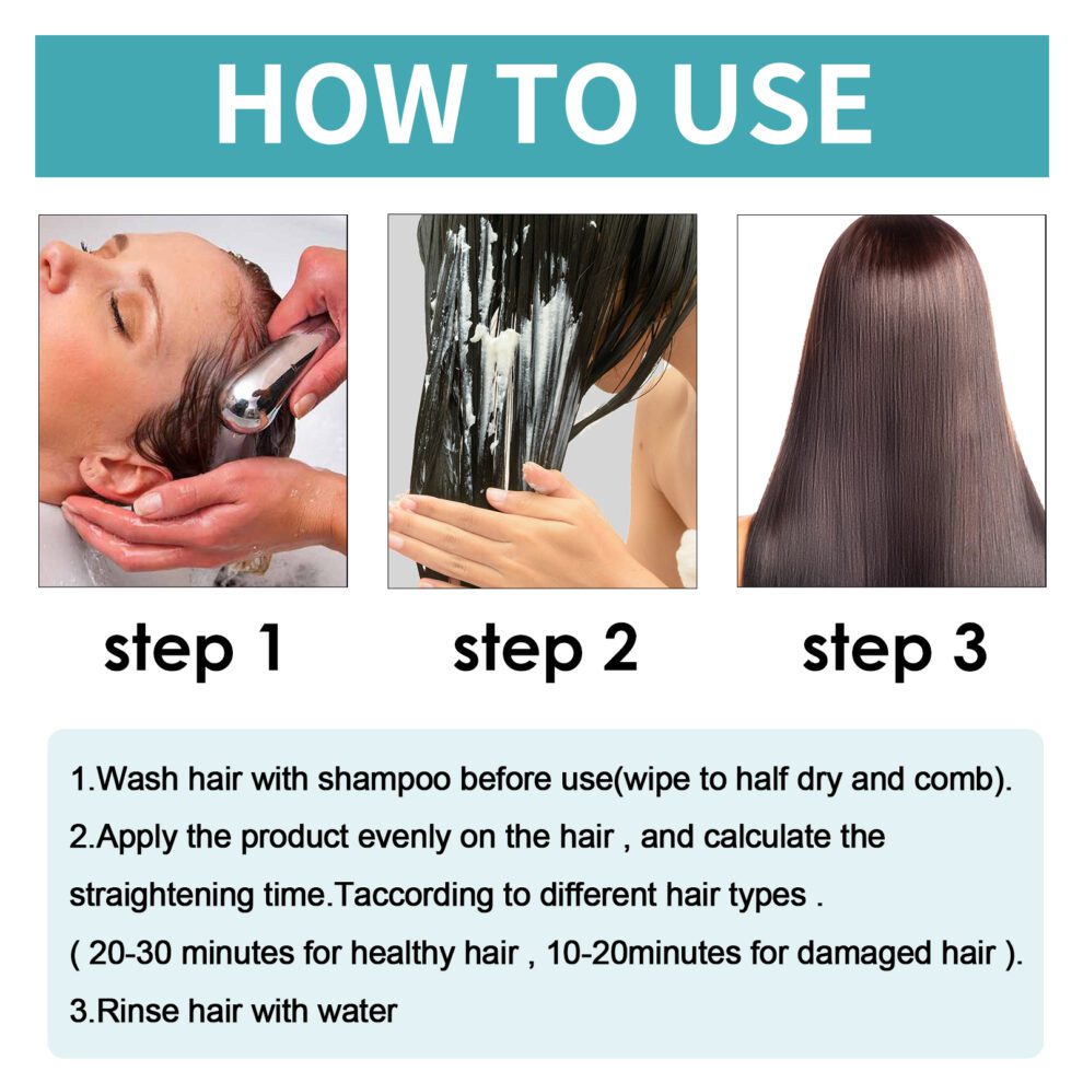 EELHOE Natural Protein Hair Cream - Smooth Frizz Shiny Soft - Image 6