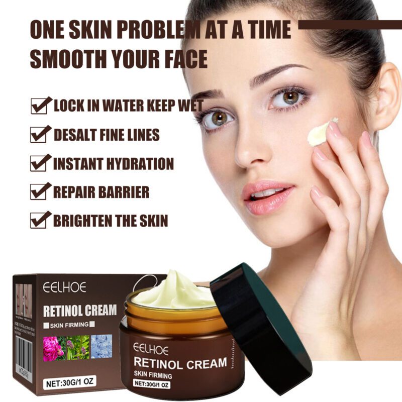 EELHOE Natural Retinol Cream - Daily Hydrating Brightening Face Care - Image 4