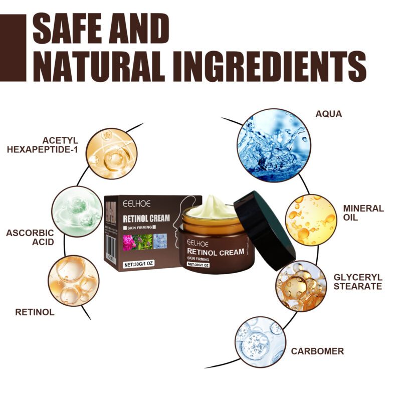 EELHOE Natural Retinol Cream - Daily Hydrating Brightening Face Care - Image 5