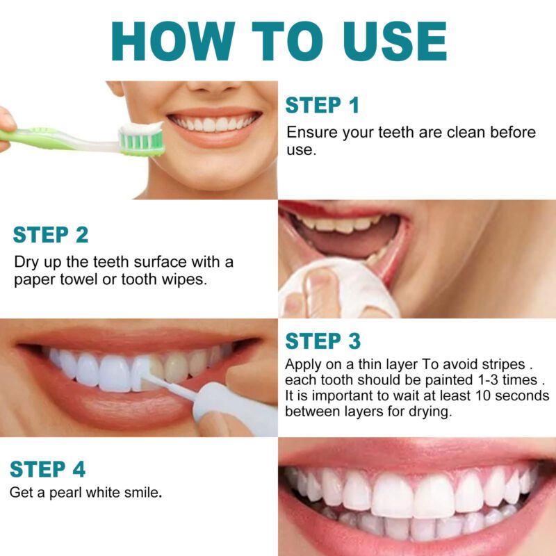 EELHOE Natural Teeth Whitening Paint - Bright Smile Daily Care - Image 6