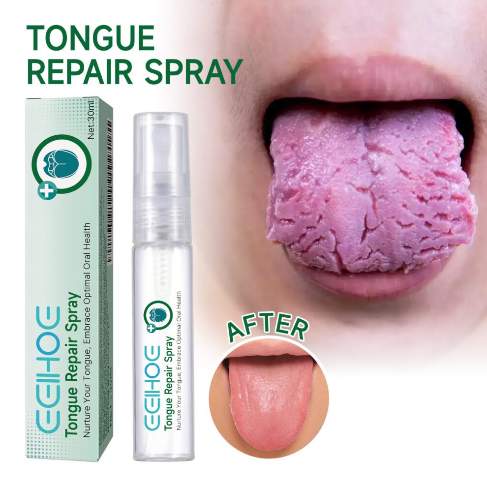 EELHOE Natural Tongue Care Spray - Fresh Mint & Citrus Daily Comfort - Image 2