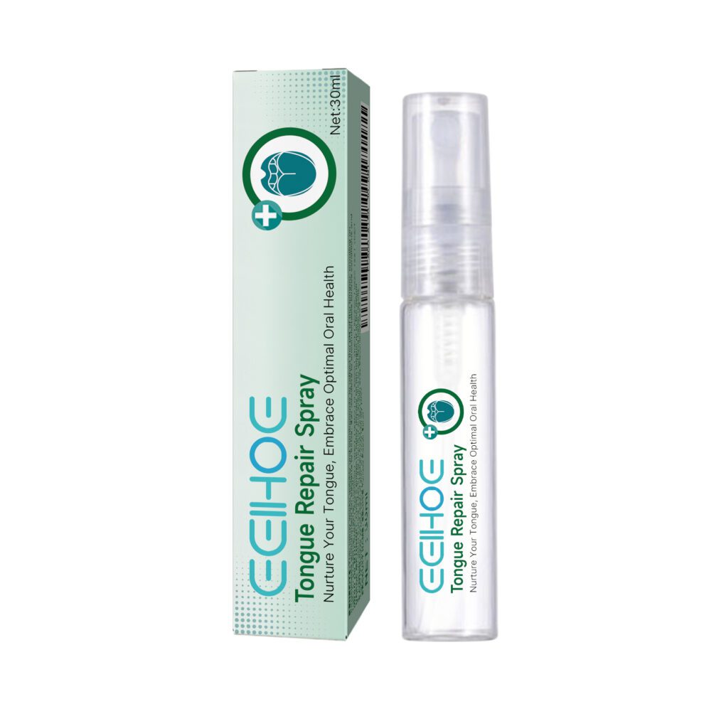 EELHOE Natural Tongue Care Spray - Fresh Mint & Citrus Daily Comfort