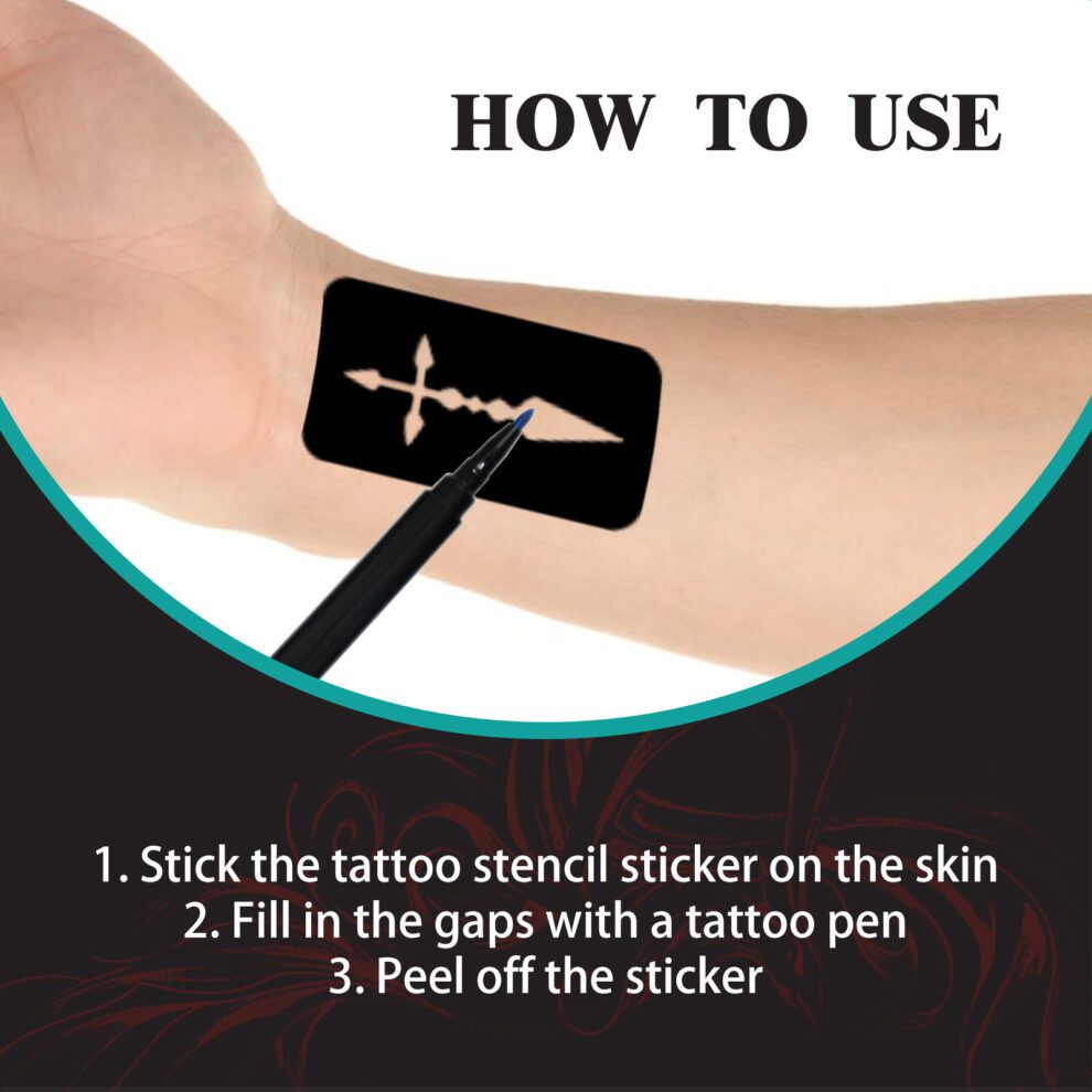 EELHOE Natural Wax Tattoo Pen - DIY Multi-Color Daily Fun - Image 6