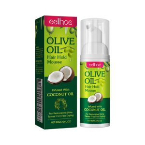 EELHOE Olive Oil Hair Mousse - Gentle Daily Care for Silky Curls