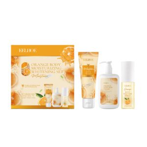 EELHOE Orange Daily Care Body Set - Natural Extracts, Gentle Nourish & Fragrance