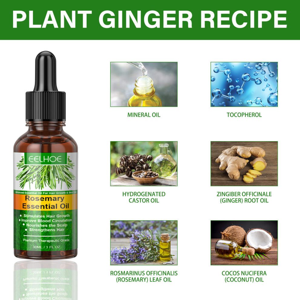 EELHOE Rosemary Hair Oil: Gentle Daily Care for Soft Shine & Natural Fluff - Image 5