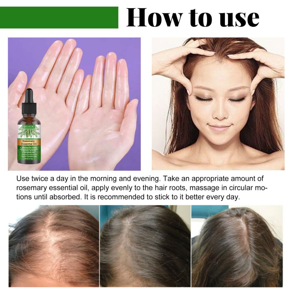 EELHOE Rosemary Hair Oil: Gentle Daily Care for Soft Shine & Natural Fluff - Image 6