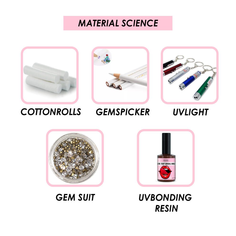 EELHOE Teeth Gem Set - Easy Install, Daily Sparkle & Beautiful Smile - Image 5