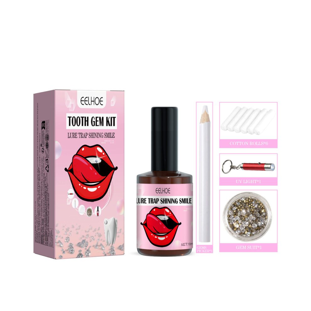 EELHOE Teeth Gem Set - Easy Install, Daily Sparkle & Beautiful Smile