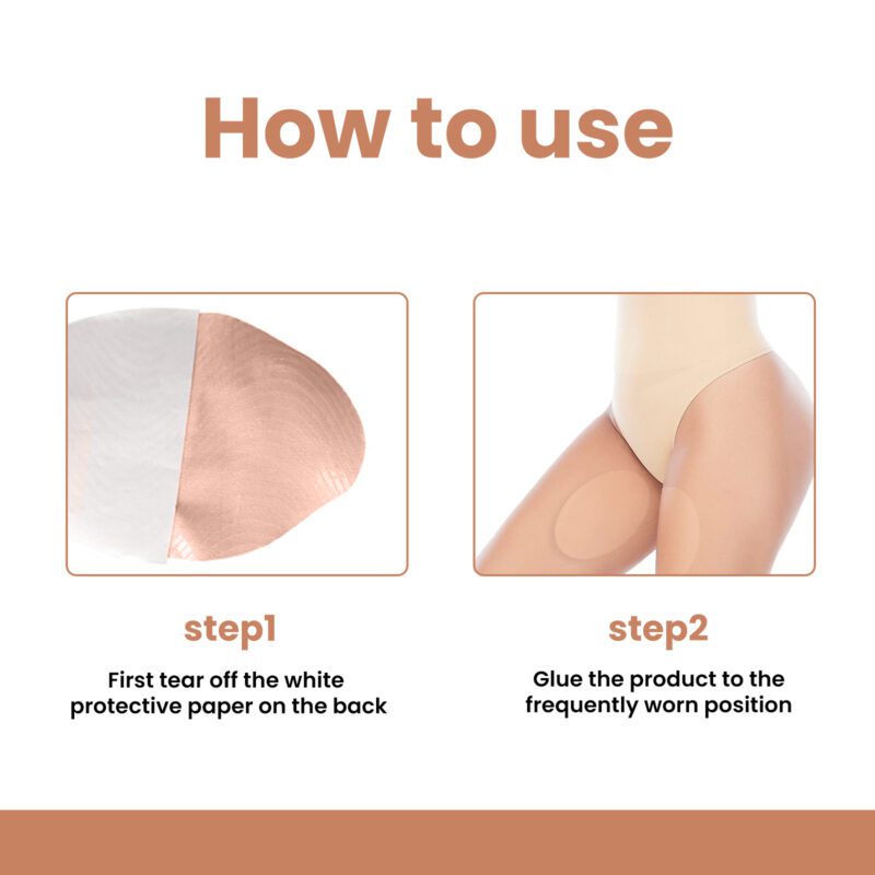 EELHOE Thigh Comfort Pads - Soft Cotton Daily Anti-Friction Protector - Image 5