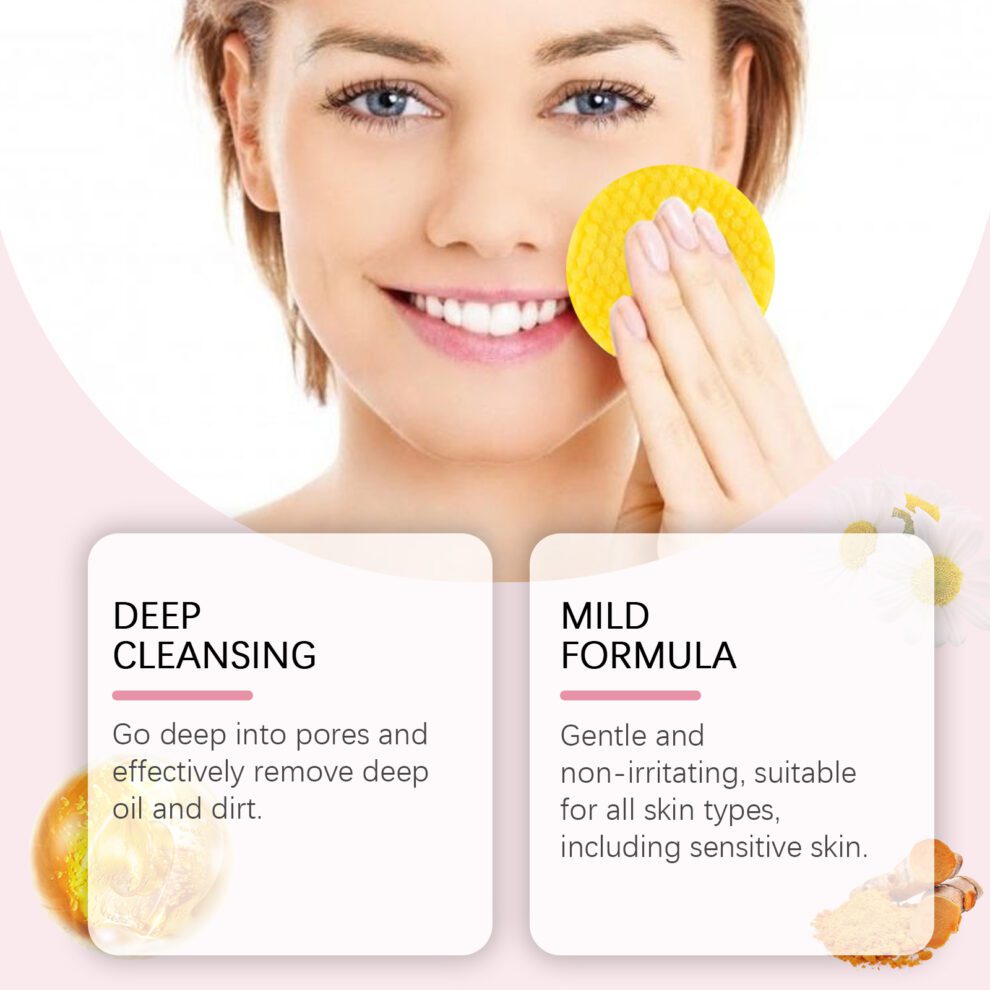 EELHOE Turmeric Orange Cleansing Pads - Gentle Daily Glow Care - Image 4