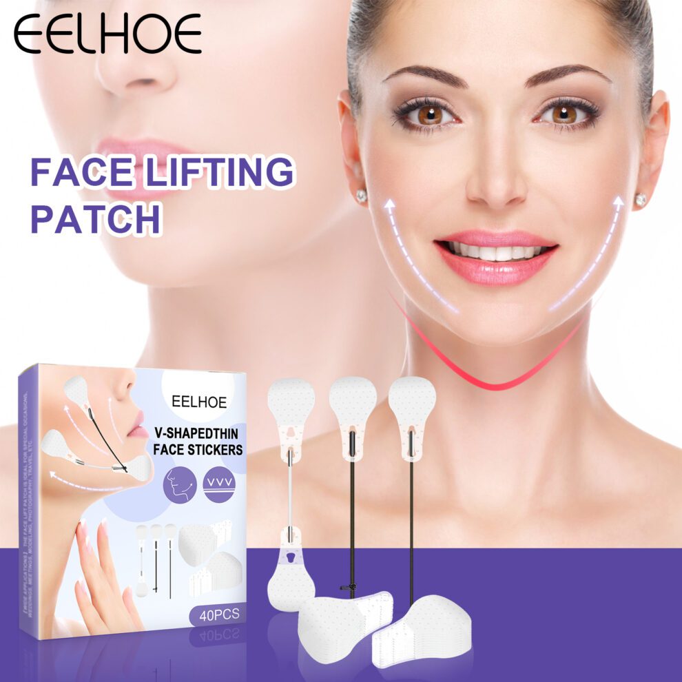 EELHOE V-Face Stickers: Daily Care with Collagen & Hyaluronic - Image 2