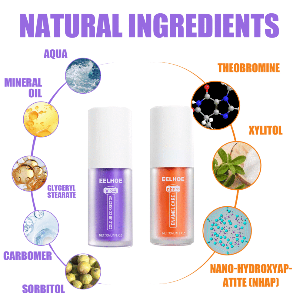 EELHOE V34 Purple Toothpaste: Daily Care for Brighter Smiles - Image 5