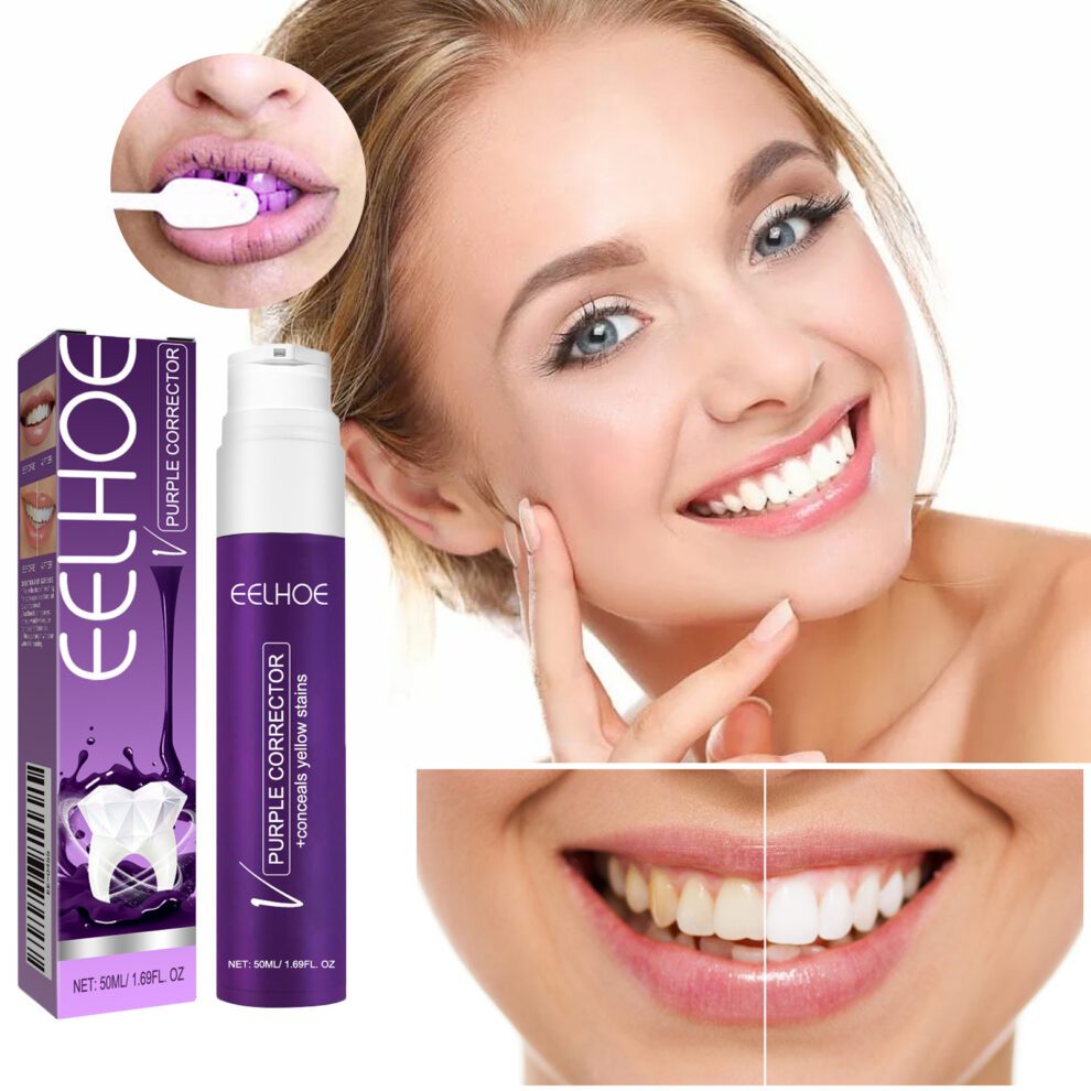 EELHOE V34 Purple Toothpaste - Gentle Daily Care for Radiant Smiles - Image 2
