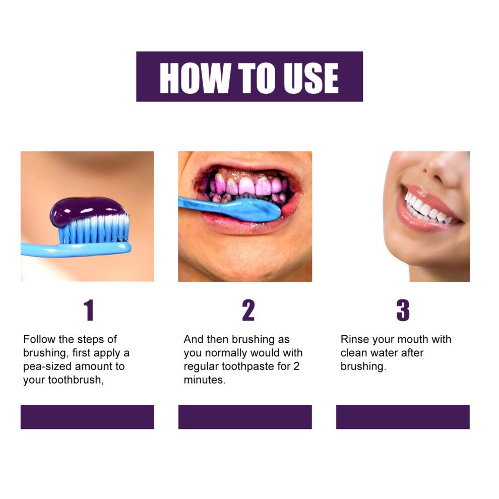 EELHOE V34 Purple Toothpaste - Gentle Daily Care for Radiant Smiles - Image 6