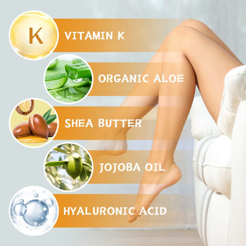 EELHOE Vitamin K Cream - Gentle Daily Leg Care with Natural Nourishment - Image 5