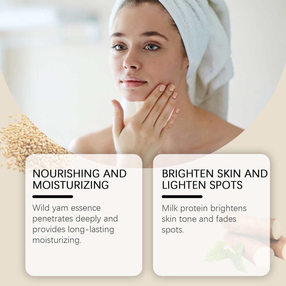 EELHOE Wild Yam Daily Care Set - Gentle Nourish, Refreshing Lotion Cream - Image 3