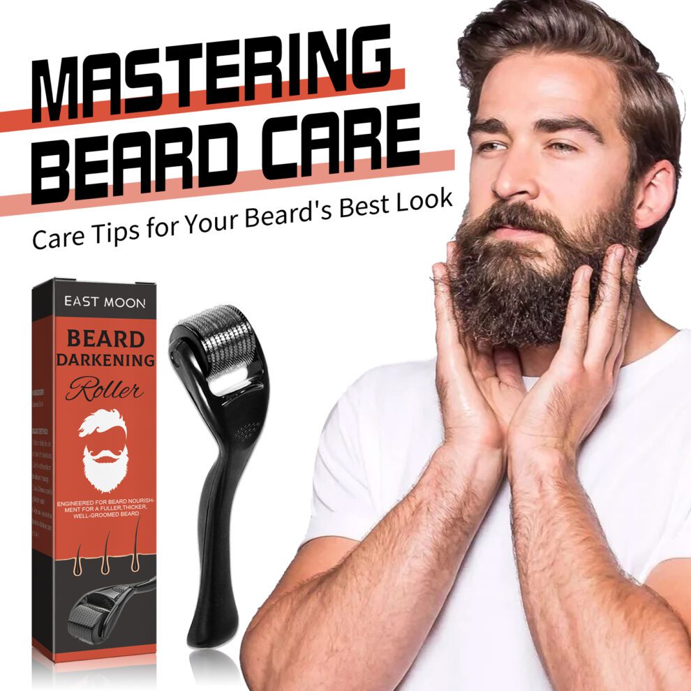East Moon Beard Roller - Gentle Daily Care for Bushy, Soft Beards - Image 4