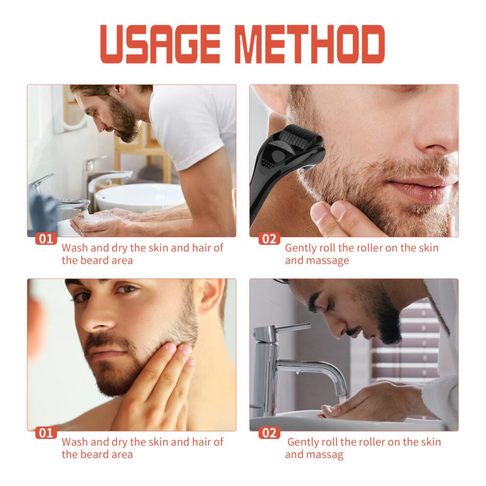 East Moon Beard Roller - Gentle Daily Care for Bushy, Soft Beards - Image 5