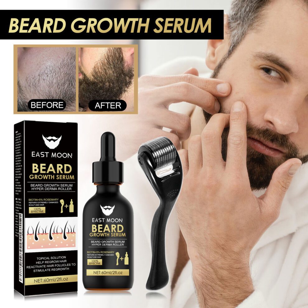 East Moon Men's Beard Care Set - Natural Daily Nourish - Image 2