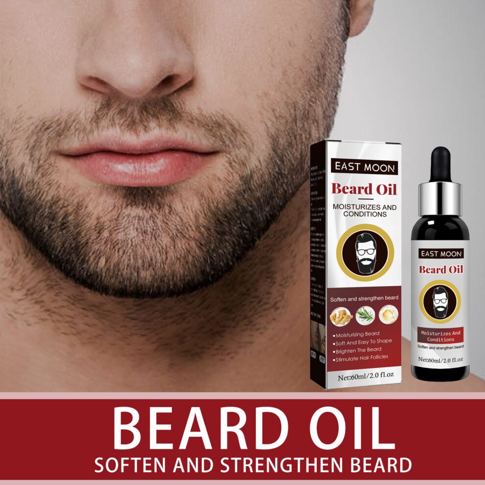 East Moon Men's Beard Oil - Daily Nourish with Natural Care - Image 2