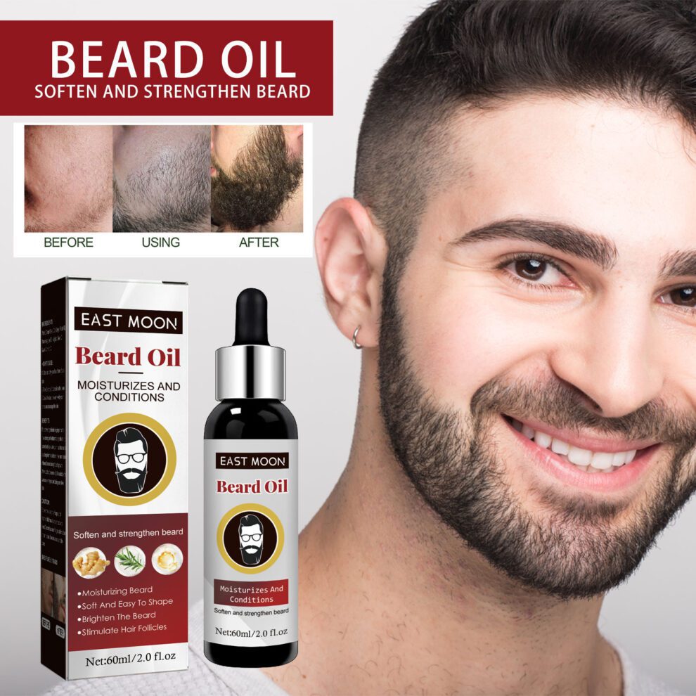 East Moon Men's Beard Oil - Daily Nourish with Natural Care - Image 4