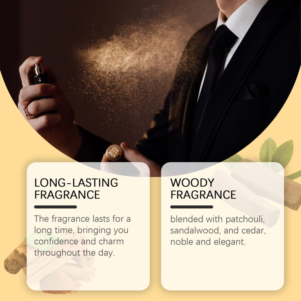 East Moon Men's Cologne: Woody Fresh, Long-Lasting Daily Charm - Image 3