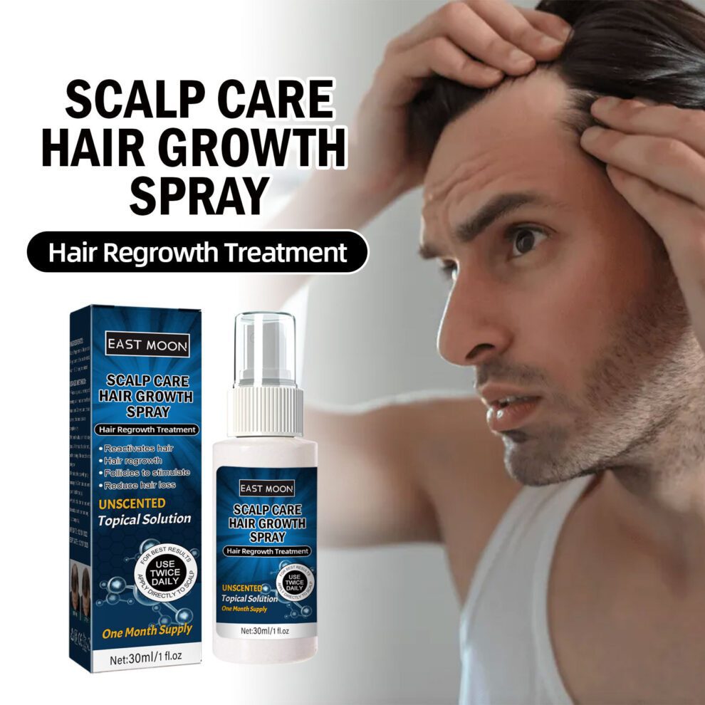 East Moon Men's Hair Spray – Natural Care for Thicker, Healthier Hair - Image 2