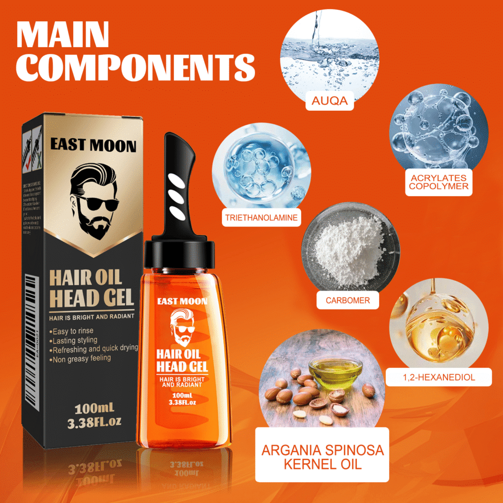 East Moon Men's Wax Comb - Daily Care, Long-Lasting Confident Style - Image 5