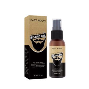 East Moon Natural Beard Oil - Daily Care for Soft, Tidy Facial Hair