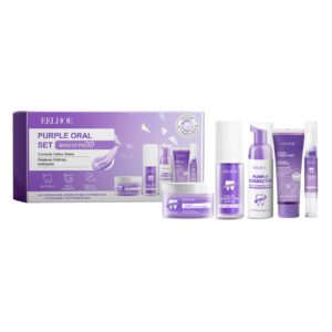 Eelhoe Purple Teeth Care Set: Natural Daily Refresh for Confident Smiles