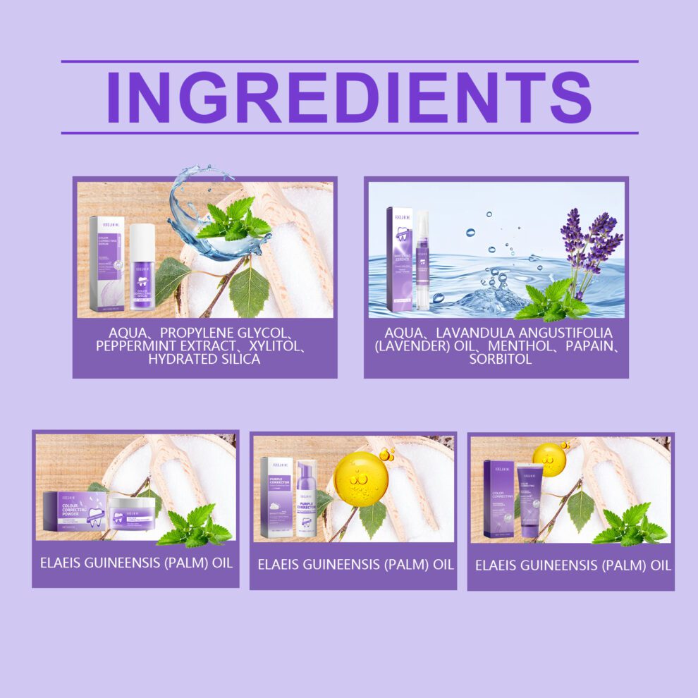 Eelhoe Purple Teeth Care Set: Natural Daily Refresh for Confident Smiles - Image 5