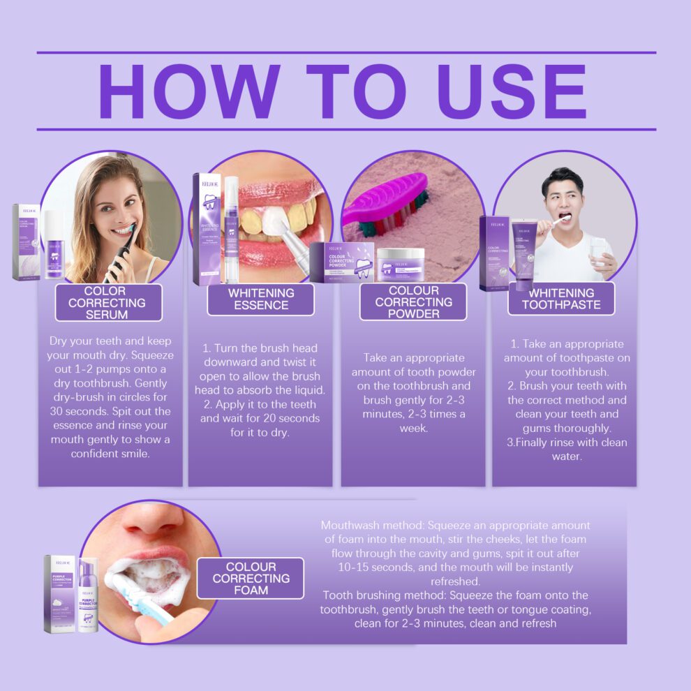Eelhoe Purple Teeth Care Set: Natural Daily Refresh for Confident Smiles - Image 6