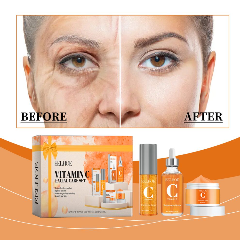 Eelhoe Vitamin C Daily Facial Care Set - Glow & Hydrate Naturally - Image 2