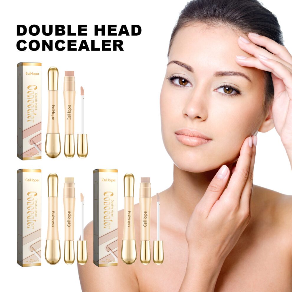 Eelhope Double Head Concealer Stick - Natural Daily Glow & Waterproof - Image 2