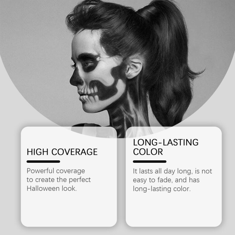 Eelhope Halloween Body Paint Sticks - Natural Mica, Fun Face/Body Art - Image 4