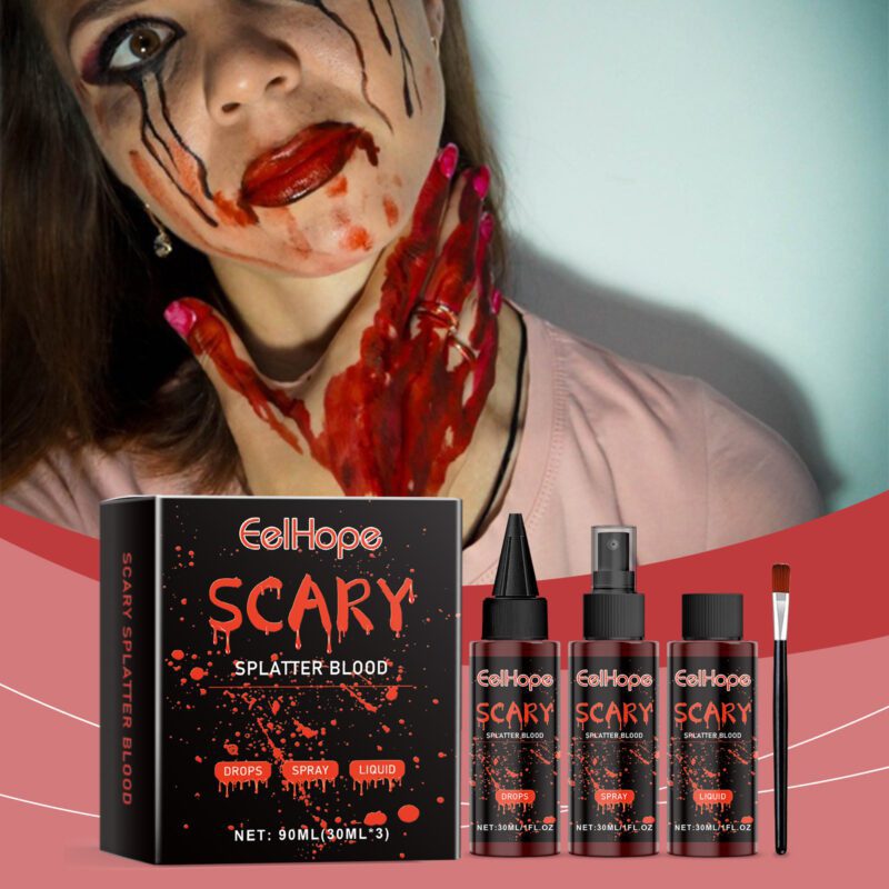 Eelhope Halloween Fake Blood – Lifelike, Gentle & Spooky Fun - Image 2