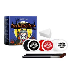 Eelhope Halloween Palette Set, Natural Multi-Color Makeup Board for Fun