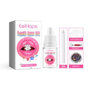 Eelhope Tooth Gem Kit, Hip Hop Style DIY Dazzling Smile Set