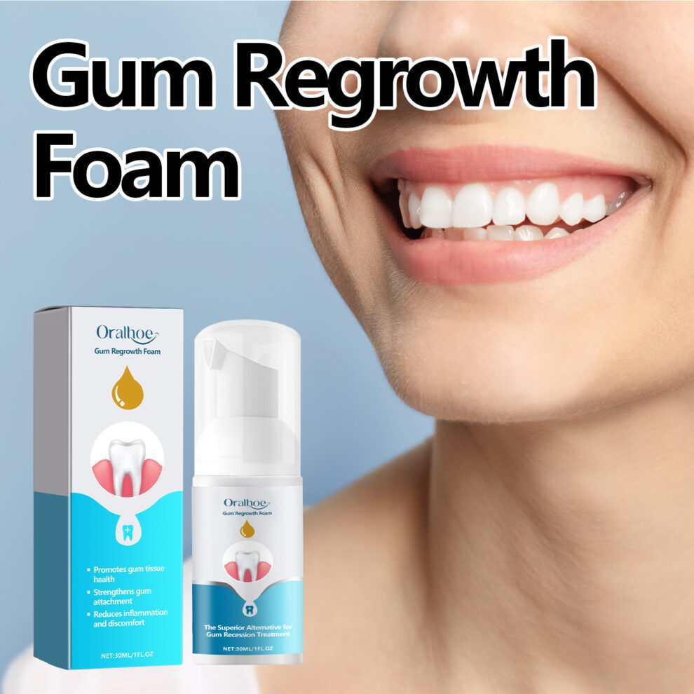 Gentle Daily Gum Care Foam with Aloe & Chamomile - Fresh Breath - Image 2