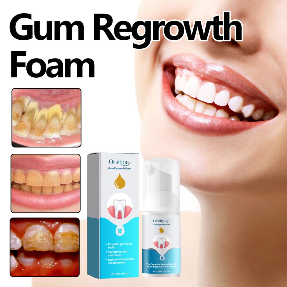 Gentle Daily Gum Care Foam with Aloe & Chamomile - Fresh Breath - Image 3