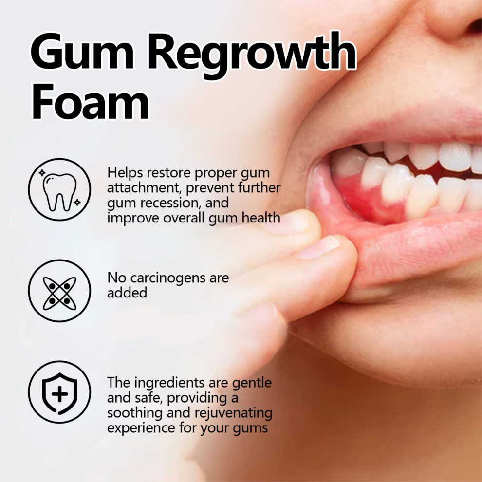 Gentle Daily Gum Care Foam with Aloe & Chamomile - Fresh Breath - Image 4