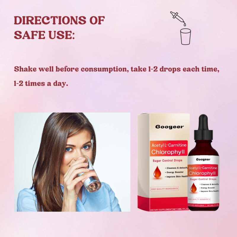 Googeer Chlorophyll Acetyl-Carnitine Drops - Gentle Daily Vitality Care - Image 6