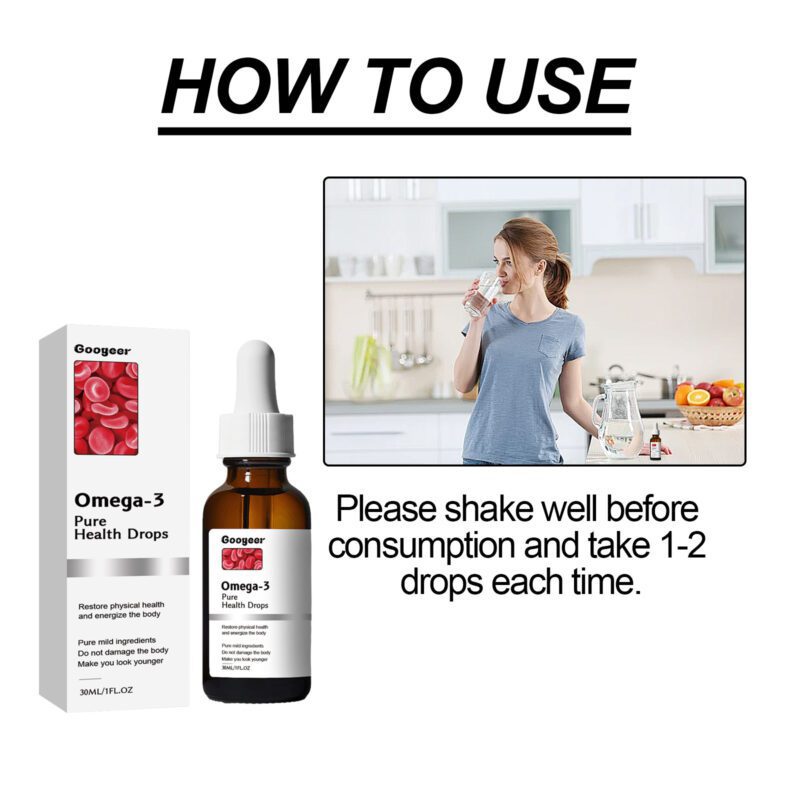 Googeer Omega-3 Daily Care Drops - Natural Turmeric & Vitality Boost - Image 6